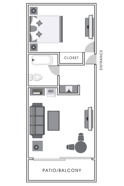 Bay Front Room Map