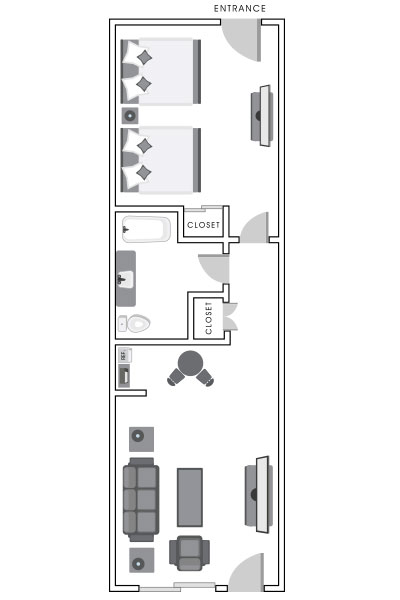 Bay Front Room Map