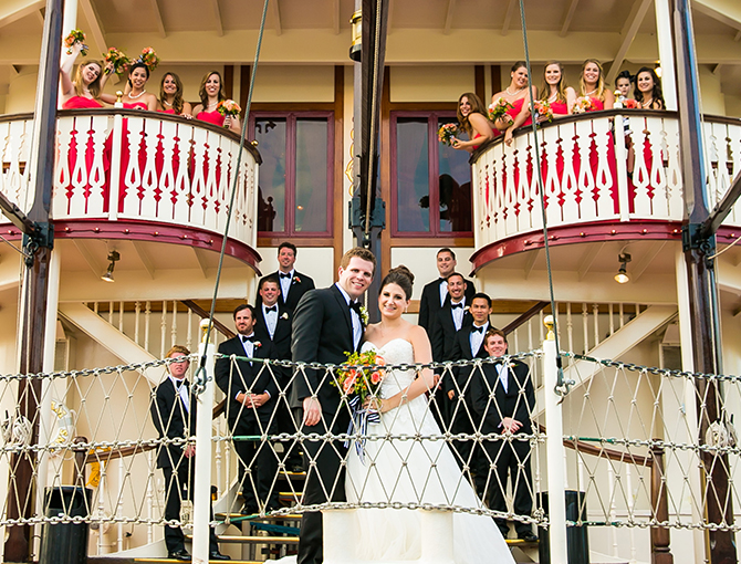 Wedding Party aboard William D Evans