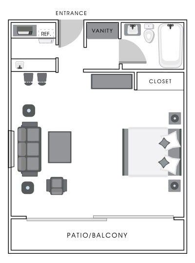 Bay Front Room Map