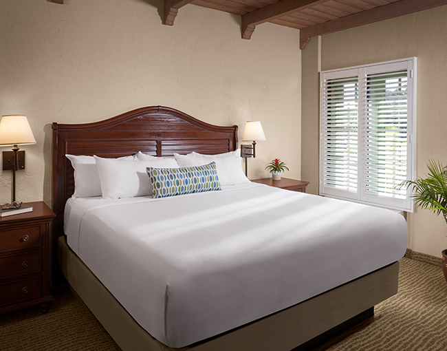 Marina Suite bedroom with window