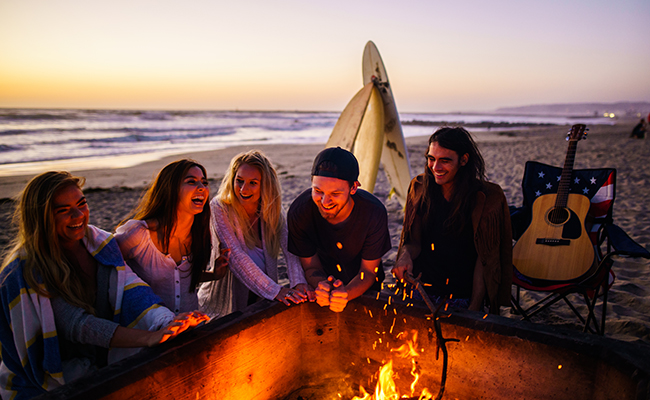 Beach Bonfire