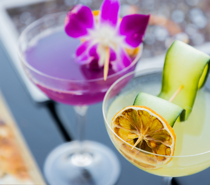 Craft cocktails at Dockside 1953 at the Bahia Resort Hotel in Mission Bay, San Diego