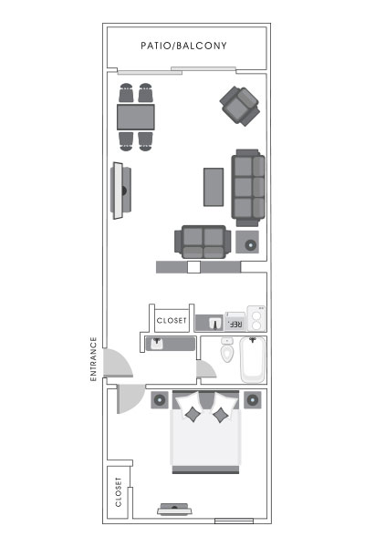 Bay Front Room Map