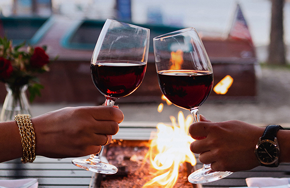 Valentines Day Dinner at Dockside 1953 on Mission Bay