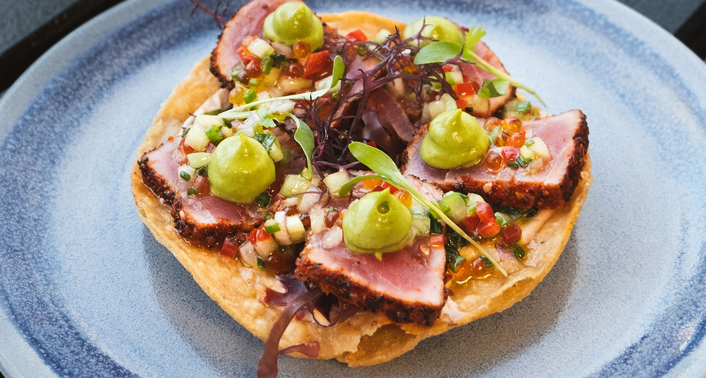 Bigeye Tuna Tostada San Diego Restaurant Week