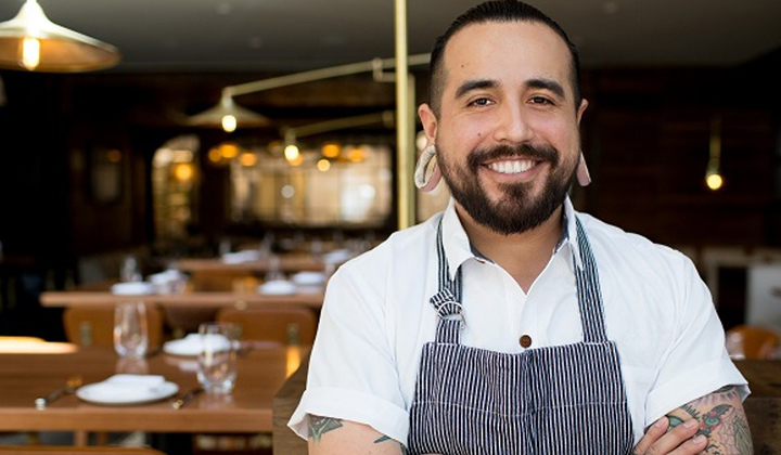 Executive Chef Jojo Ruiz at the Summer Chef Cookout