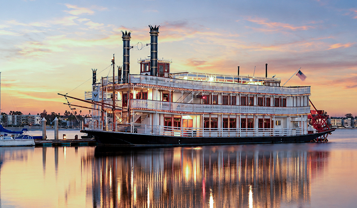 William D Evans Sternwheeler on Mission Bay San Diego