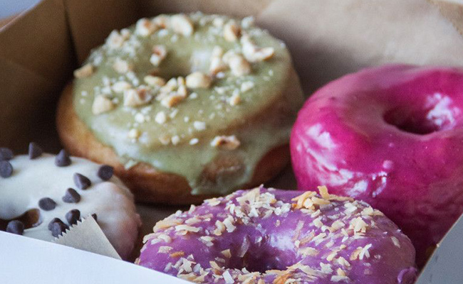 Box of donuts from Nomads