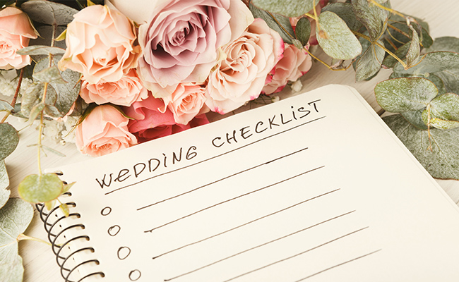 Wedding to do list